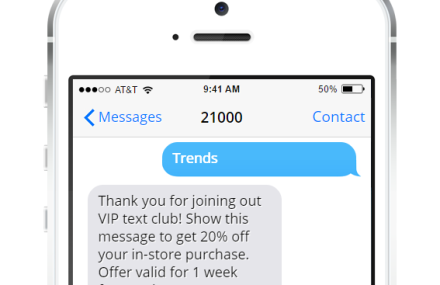 Text Message Marketing for Retail Stores and Outlets
