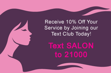 Salon Text Message Opt-In Instructions Example